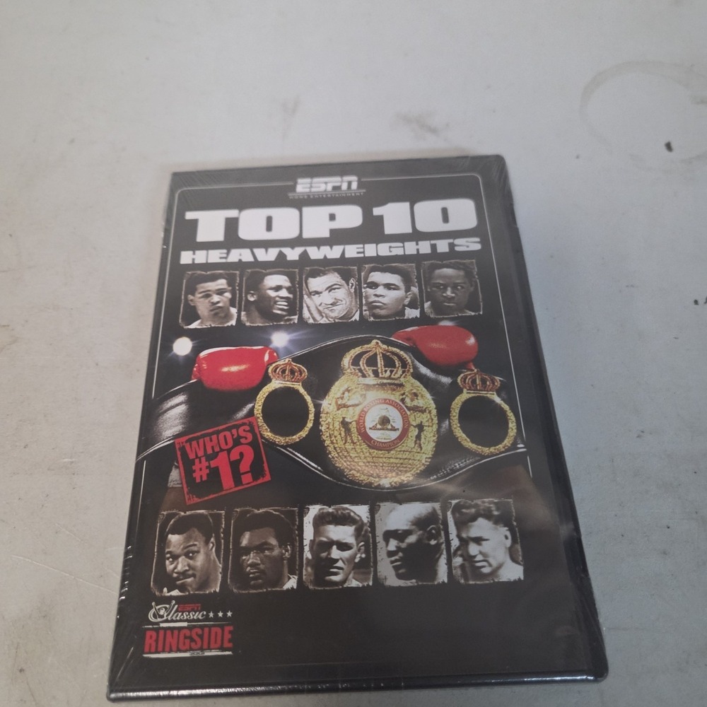 ESPN Classic Ringside Top 10 Heavyweights DVD Boxing Sports 2007 NEW